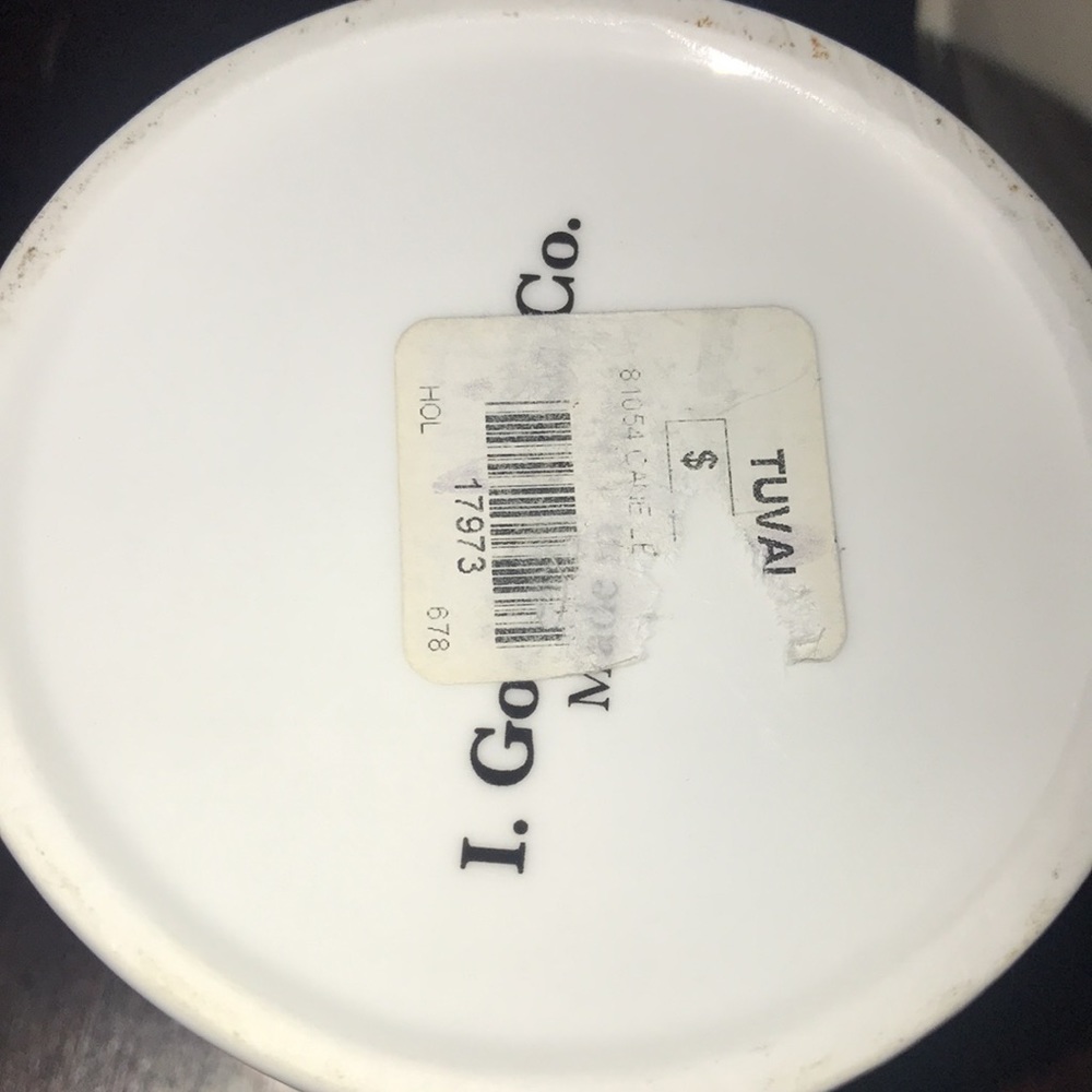 NWT Monnogramed P gold striped mug - Picture 7 of 7